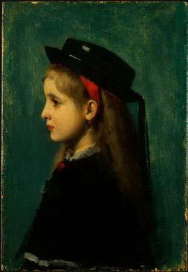 Jean-Jacques Henner Alsatian Girl oil painting image